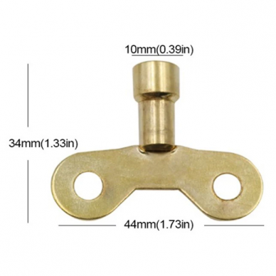 Ventiiilide | kütte | veevärgi süsteemide võti | ruudukujuline | 6x6mm | 44x34mm 3 Ventiiilide | kütte | veevärgi süsteemide võti | ruudukujuline | 6x6mm | 44x34mm 3