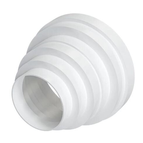 Universal duct connector | adapter | for ventilation and air handling systems | D160/150/125/120/100/80 | white | plastic | central | 28774 Universal duct connector | adapter | for ventilation and air handling systems | D160/150/125/120/100/80 | white | plastic | central | 28774