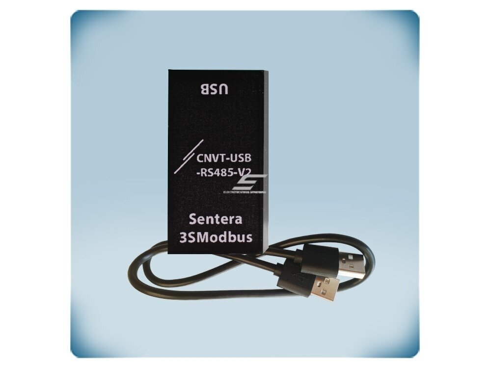 USB–Modbus RTU (RS485) keitiklio rinkinys su kabeliais | USB 2.0 | RJ45 | 5VDC per USB | IP30 | Sentera Controls | CNVT-USB-RS485-SET USB–Modbus RTU (RS485) keitiklio rinkinys su kabeliais | USB 2.0 | RJ45 | 5VDC per USB | IP30 | Sentera Controls | CNVT-USB-RS485-SET