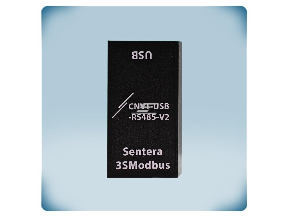 USB–Modbus RTU (RS485) keitiklis | USB 2.0 | RJ45 | 5VDC per USB | IP30 | Sentera Controls | CNVT-USB-RS485-V2 1