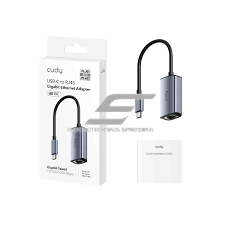 Võrguadapter | Juhtmega Gigabit Ethernet ühendus | 1Gbps kiirus | Ühilduv Windows, macOS, Linux, Android | CUDY UE10C 1