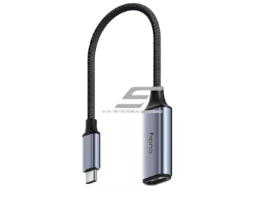 USB-C į HDMI adapteris | vaizdo perdavimas | 4K 60Hz | suderinamas su Windows, macOS, Android, iPadOS | CUDY UH401