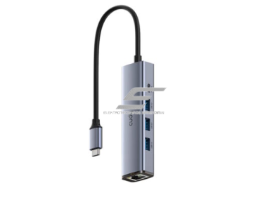 USB Type-C 3.0 šakotuvas | įrenginių jungčių išplėtimas | 3× USB-A 3.2 Gen1 | suderinamas su Windows, macOS, Android, ChromeOS | CUDY UH605 USB Type-C 3.0 šakotuvas | įrenginių jungčių išplėtimas | 3× USB-A 3.2 Gen1 | suderinamas su Windows, macOS, Android, ChromeOS | CUDY UH605
