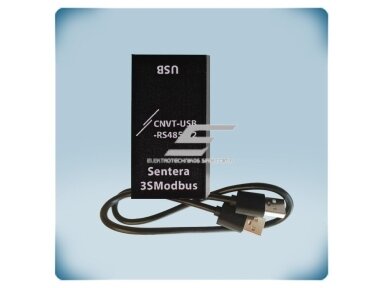 USB–Modbus RTU (RS485) keitiklio rinkinys su kabeliais | USB 2.0 | RJ45 | 5VDC per USB | IP30 | Sentera Controls | CNVT-USB-RS485-SET USB–Modbus RTU (RS485) keitiklio rinkinys su kabeliais | USB 2.0 | RJ45 | 5VDC per USB | IP30 | Sentera Controls | CNVT-USB-RS485-SET