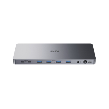 USB-C adapter | port expansion | 13-in-1 | Dual 4K display support | 100W PD | 1GbE | aluminum housing USB-C adapter | port expansion | 13-in-1 | Dual 4K display support | 100W PD | 1GbE | aluminum housing