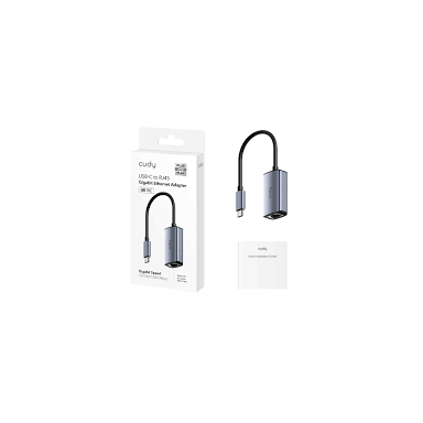 Network Adapter | Wired Gigabit Ethernet Connection | 1Gbps Speed | Compatible with Windows, macOS, Linux, Android | CUDY UE10C