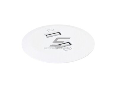 USB lizdų blokas | montuojamas į baldus | apvalus | 2xUSB-A | Ø51mm | baltas | Bachmann MINI KO.935-PM51-BA USB lizdų blokas | montuojamas į baldus | apvalus | 2xUSB-A | Ø51mm | baltas | Bachmann MINI KO.935-PM51-BA