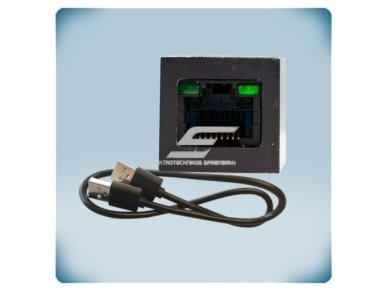 USB–Modbus RTU (RS485) keitiklio rinkinys su kabeliais | USB 2.0 | RJ45 | 5VDC per USB | IP30 | Sentera Controls | CNVT-USB-RS485-SET 2