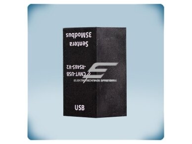 USB–Modbus RTU (RS485) keitiklis | USB 2.0 | RJ45 | 5VDC per USB | IP30 | Sentera Controls | CNVT-USB-RS485-V2