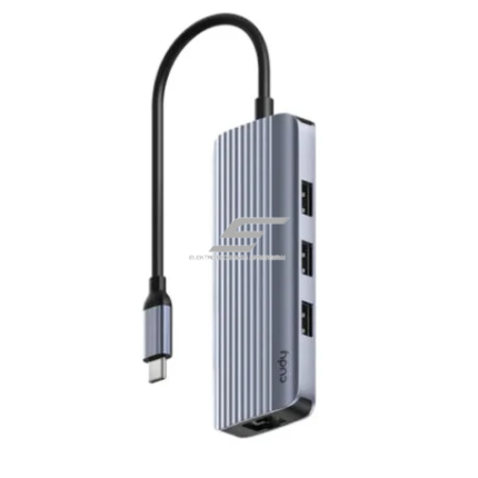 USB Type-C 3.0 sadalītājs | 6-in-1 | Saderīgs ar Windows, macOS, Android, ChromeOS | CUDY UH606 USB Type-C 3.0 sadalītājs | 6-in-1 | Saderīgs ar Windows, macOS, Android, ChromeOS | CUDY UH606