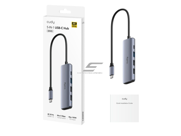USB-C daugiafunkcis adapteris | HDMI 4K vaizdo palaikymas | 3×USB-A | USB-C PD iki 100 W | aliuminio korpusas 1 USB-C daugiafunkcis adapteris | HDMI 4K vaizdo palaikymas | 3×USB-A | USB-C PD iki 100 W | aliuminio korpusas 1