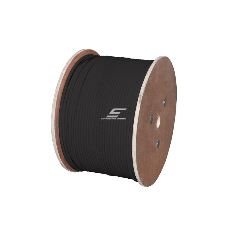 Кабель U/UTP | CAT5e | 4x2x24 AWG | неэкранированный | медный | устойчивый к УФ | для уличных условий | черный 2 Кабель U/UTP | CAT5e | 4x2x24 AWG | неэкранированный | медный | устойчивый к УФ | для уличных условий | черный 2