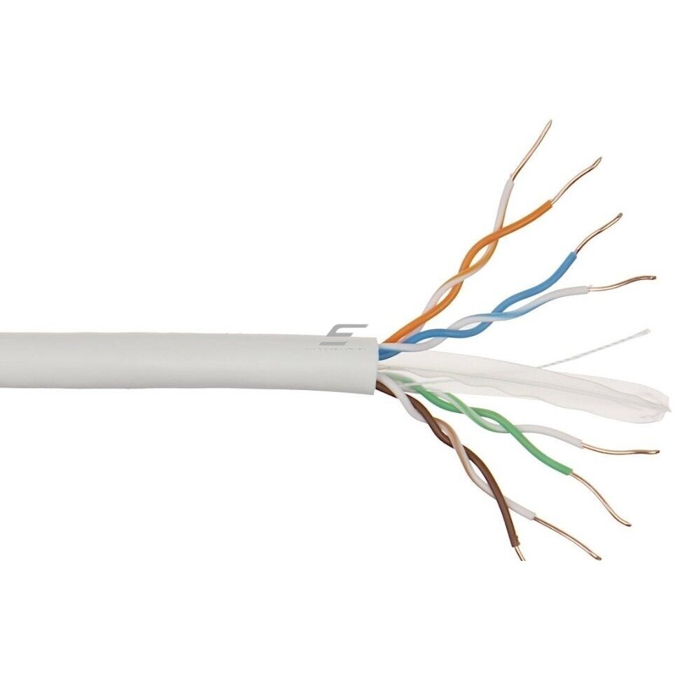 UTP kabelis | CAT6 | 4x2x24 AWG | neekranēts | varš | iekštelpām | balts | Dahua