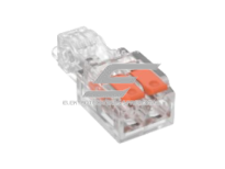 Užspaudžiamas sujungimo gnybtas monolitiniam laidui 2 vietų | 32A | maks. 4mm² Užspaudžiamas sujungimo gnybtas monolitiniam laidui 2 vietų | 32A | maks. 4mm²