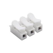 Crimp splice connector for solid conductor | 3 position | 10A | max 4 mm² Crimp splice connector for solid conductor | 3 position | 10A | max 4 mm²