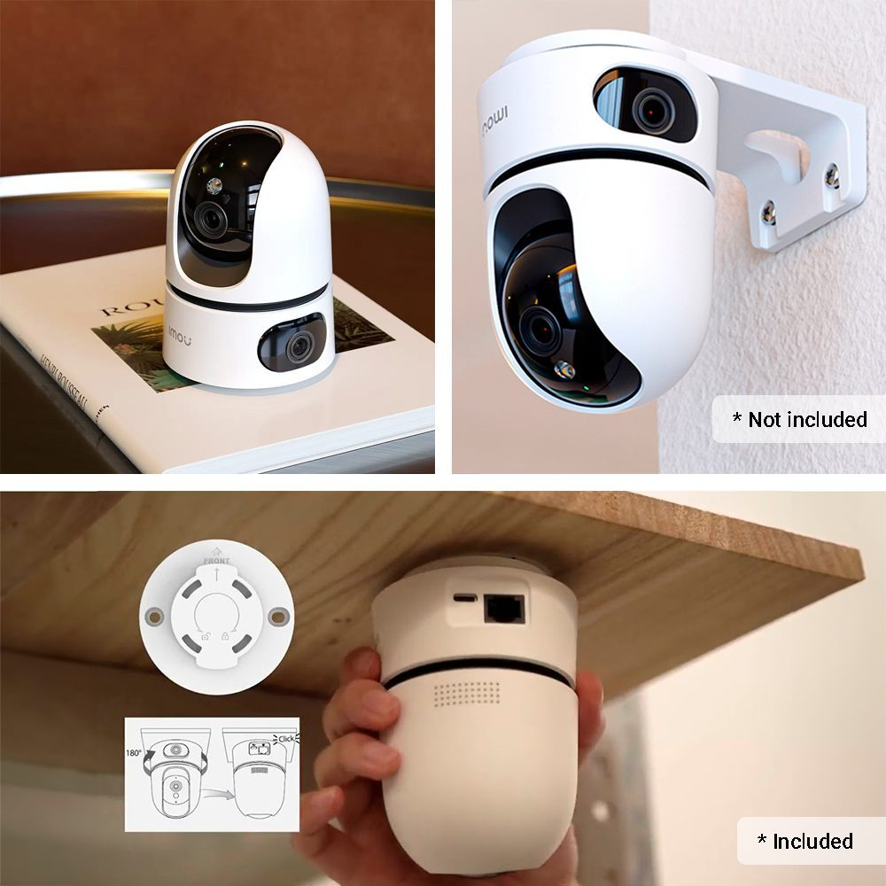 Inteligentna | Bezprzewodowa kamera do monitoringu IP 10MP | 3K | PT | Wi-Fi | IPC-S2XP-10M0WED IMOU 3 Inteligentna | Bezprzewodowa kamera do monitoringu IP 10MP | 3K | PT | Wi-Fi | IPC-S2XP-10M0WED IMOU 3