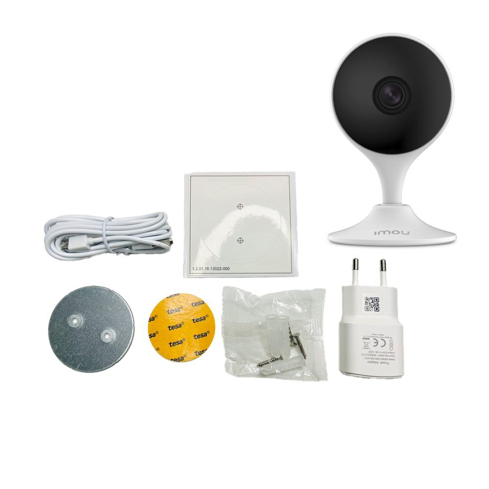 Nutikas IP-järelevalvekaamera 2MP | Kuup | Wi-Fi | Cue 2-A IPC-C22EP-A IMOU 5 Nutikas IP-järelevalvekaamera 2MP | Kuup | Wi-Fi | Cue 2-A IPC-C22EP-A IMOU 5