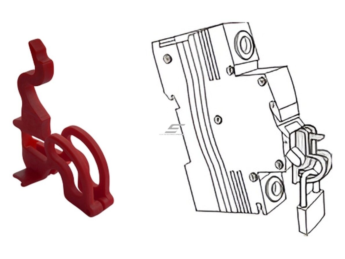 Valdymo rankenėlės blokiruotė moduliniam automatiniam jungikliui | FB3-63 EVO | ABS plastikas | FBS | Promfactor Baltic | F/BS
