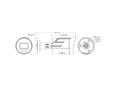 Vaizdo stebėjimo IP kamera | 4MP | IP67 | juoda | Bullet | DS-2CD2047G2H-LIU F2.8 | Hikvision