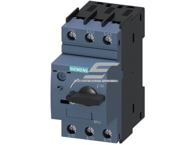 Variklio apsauga | automatinis jungiklis | 0,28-0,4A | 0,09kW | S00 | Siemens | 3RV2011-0EA10 Variklio apsauga | automatinis jungiklis | 0,28-0,4A | 0,09kW | S00 | Siemens | 3RV2011-0EA10