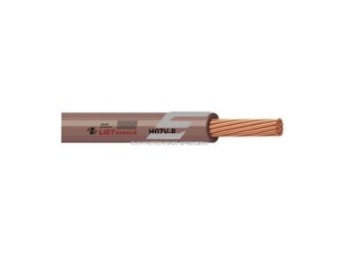 Laidas 6mm2 | varinis | viengyslis | daugiavielis | H07V-R 6 | 1m | rudas Laidas 6mm2 | varinis | viengyslis | daugiavielis | H07V-R 6 | 1m | rudas