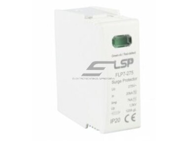 Varistorius | 1P | 7kA | 20kA | 50kA | T1+T2 | FLP7-275/0 Varistorius | 1P | 7kA | 20kA | 50kA | T1+T2 | FLP7-275/0