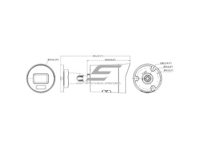 Vaizdo stebėjimo IP kamera | 4MP | IP67 | juoda | Bullet | DS-2CD2047G2H-LIU F2.8 | Hikvision 1