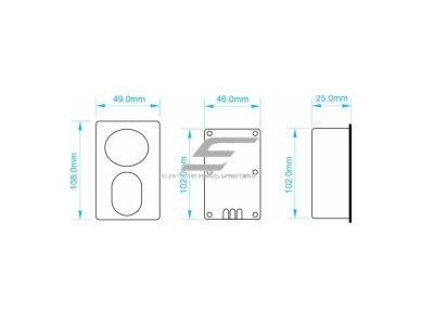 Garso kolonėlės veidrodžiui | Bluetooth 5.0 | 12V | 9W | sidabrinės | IP54 | 2vnt. 1 Garso kolonėlės veidrodžiui | Bluetooth 5.0 | 12V | 9W | sidabrinės | IP54 | 2vnt. 1
