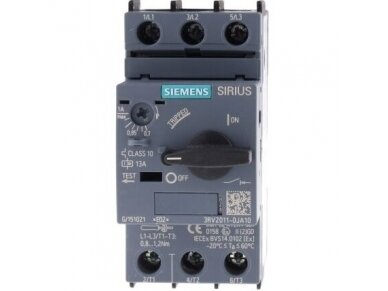 Variklio apsauga | automatinis jungiklis | 2,2-3,2A | 1,1 kW | Siemens | S00 | 3RV2011-1DA10 | 4011209712447 Variklio apsauga | automatinis jungiklis | 2,2-3,2A | 1,1 kW | Siemens | S00 | 3RV2011-1DA10 | 4011209712447