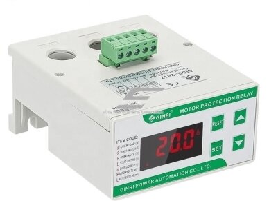 Variklio apsaugos relė | apsauga nuo perkrovos | skaitmeninė | 3F | AC380V | 2-99A 1 Variklio apsaugos relė | apsauga nuo perkrovos | skaitmeninė | 3F | AC380V | 2-99A 1