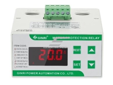 Variklio apsaugos relė | apsauga nuo perkrovos | skaitmeninė | 3F | AC380V | 2-99A