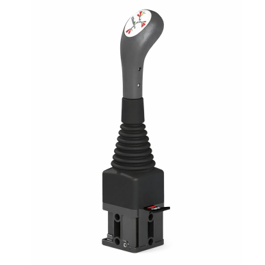 Hydraulic control joystick | 1.5 m cable | 2 directions | for P40 / P80 hydraulic valves | loaders | manipulators Hydraulic control joystick | 1.5 m cable | 2 directions | for P40 / P80 hydraulic valves | loaders | manipulators