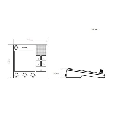 IP Network Audio Control and Broadcasting Console | Up to 64 Speakers | SIP/IP | PoE | Bluetooth 3
