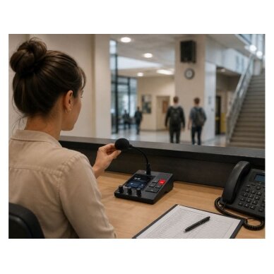 IP Network Audio Control and Broadcasting Console | Up to 64 Speakers | SIP/IP | PoE | Bluetooth 7
