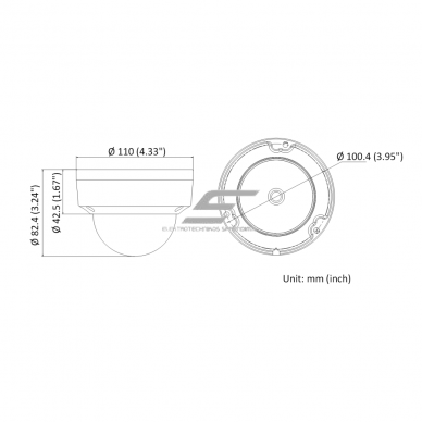 IP jälgimiskaamera | 2MP | IP67 | Dome | DS-2CD1123G0E-I Hikvision 3 IP jälgimiskaamera | 2MP | IP67 | Dome | DS-2CD1123G0E-I Hikvision 3