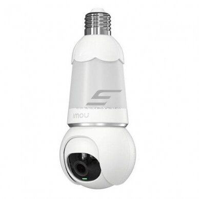 Inteligentna | Bezprzewodowa | Kamera do monitoringu IP 5MP | 3K | Montaż E27 | ŻARÓWKA | Wi-Fi | IPC-S6DP-5M0WEB IMOU 1