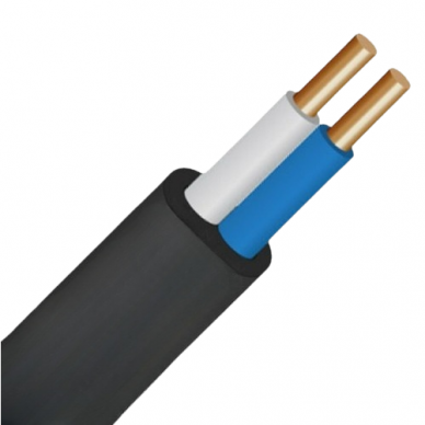 Vaskkaabel 2x6mm² | painduv | lame | VVG 2x6 | (1m) | must Vaskkaabel 2x6mm² | painduv | lame | VVG 2x6 | (1m) | must