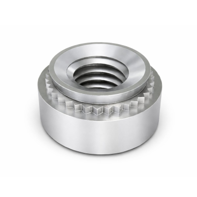 Nakrętka wciskana M8 | do wprasowania | 8 mm | stalowa nakrętka konstrukcyjna do mocowania mechanicznego Nakrętka wciskana M8 | do wprasowania | 8 mm | stalowa nakrętka konstrukcyjna do mocowania mechanicznego