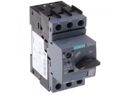 Variklio apsauga | automatinis jungiklis | 4,5-6,3A | 2,2 kW | Siemens | S00 | 3RV2011-1GA10 | 4011209712478 1