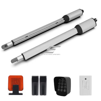 Automatic Dual-Swing Gate Opener System | 600 kg | Wi-Fi Control | Solar Power Support | PKM-C05 Automatic Dual-Swing Gate Opener System | 600 kg | Wi-Fi Control | Solar Power Support | PKM-C05