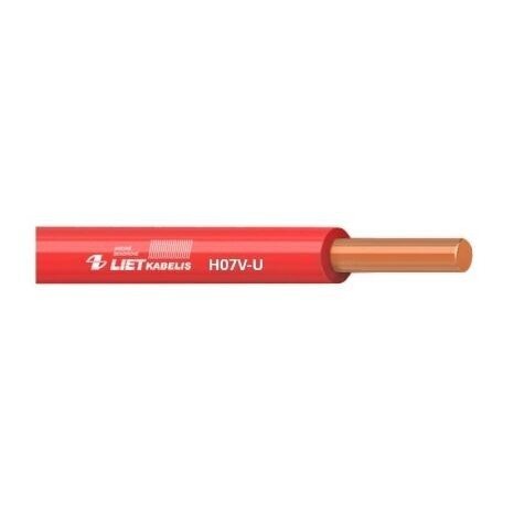Cable 1.5mm² | copper | single-core | solid | H07V-U 1.5 | 1m | red Cable 1.5mm² | copper | single-core | solid | H07V-U 1.5 | 1m | red