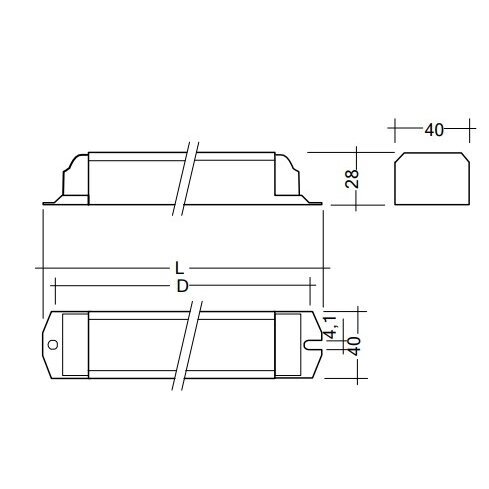 Kohandaja | ballast T8 fluorestseerivate lampide jaoks | 2x36W | 220-240V | IP20 | PC 2/36 T8 PRO Tridonic 1 Kohandaja | ballast T8 fluorestseerivate lampide jaoks | 2x36W | 220-240V | IP20 | PC 2/36 T8 PRO Tridonic 1