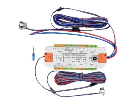 Išmanus laiptų apšvietimo valdiklis su 2 judesio jutikliais PIR LED juostoms | 12V/24VDC | 32 kanalai Išmanus laiptų apšvietimo valdiklis su 2 judesio jutikliais PIR LED juostoms | 12V/24VDC | 32 kanalai