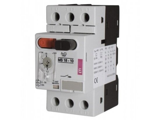 Variklio apsauga | automatinis jungiklis | 0,25-0,4A | ETI | MS18 0.25-0.4A