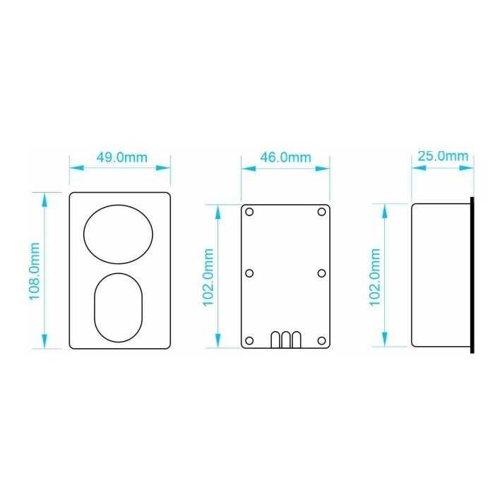 Skaļruņi spogulim | Bluetooth 5.0 | 12V | 9W | baltas | IP54 | 2 gab. 1 Skaļruņi spogulim | Bluetooth 5.0 | 12V | 9W | baltas | IP54 | 2 gab. 1