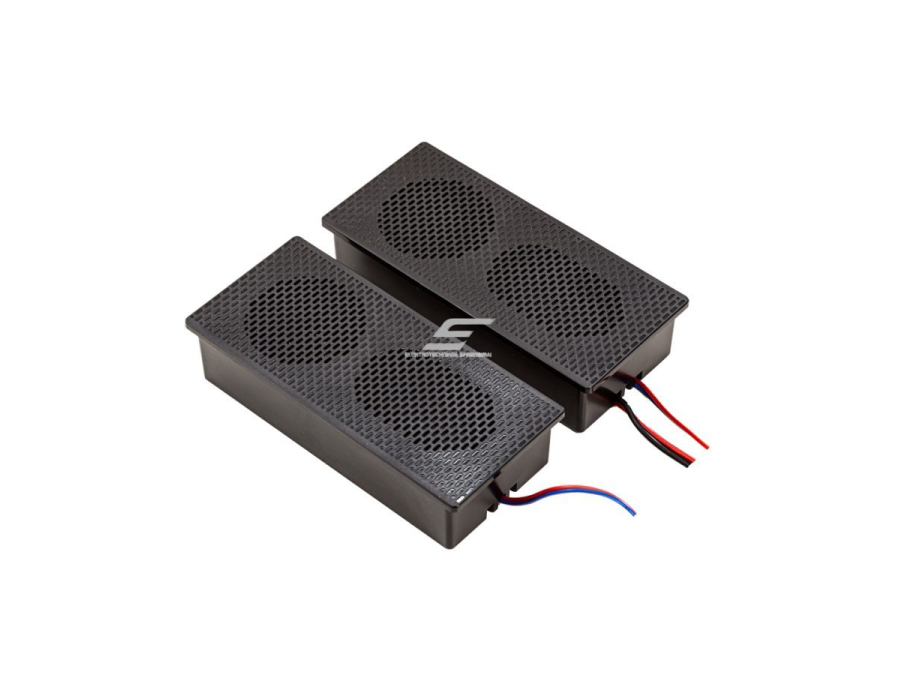 Garso kolonėlės veidrodžiui | Bluetooth 5.0 | 24V | 9W | juodos | IP54 | 2vnt.