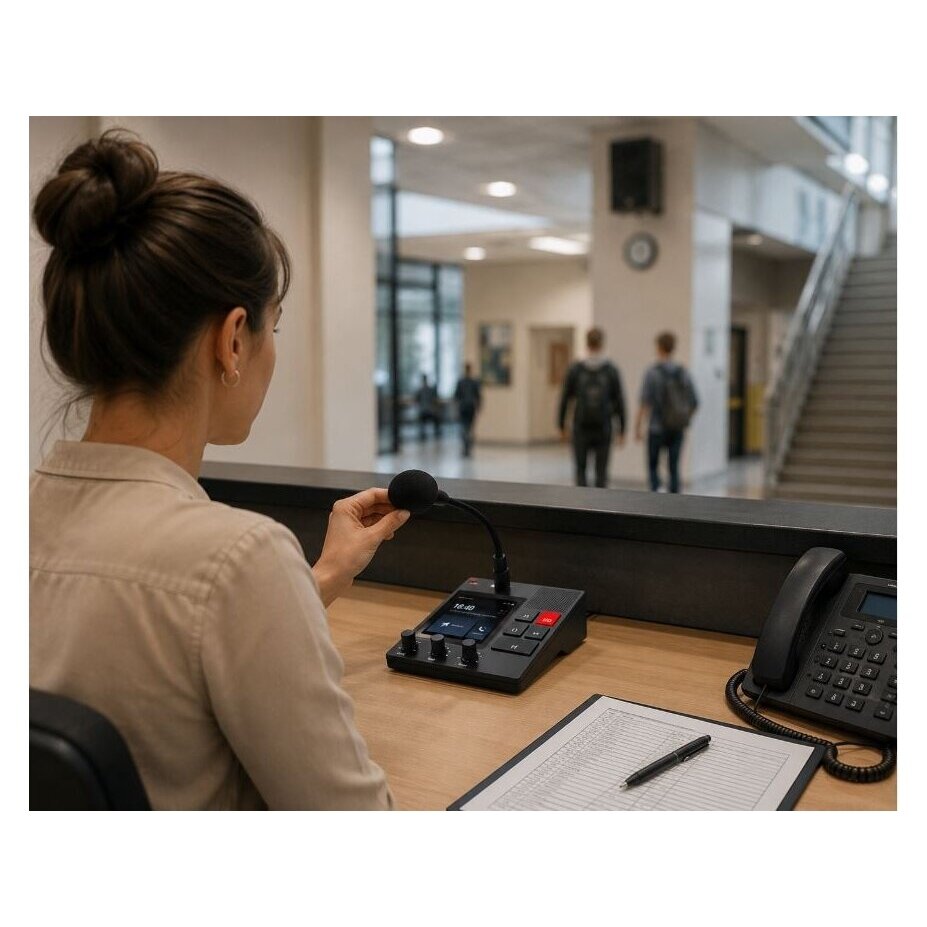 IP Network Audio Control and Broadcasting Console | Up to 64 Speakers | SIP/IP | PoE | Bluetooth 7