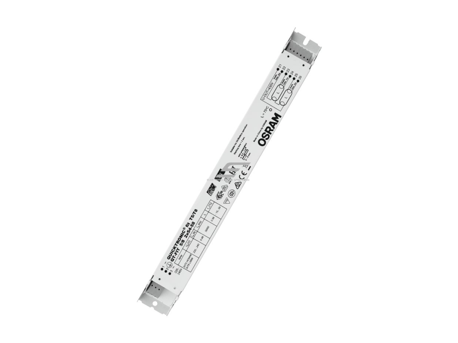Balastas | 2x54-58W | 230V | T5/T8 lempoms valdyti | paleisti | IP20 | Osram | QT-FIT 5/8 2x54-58