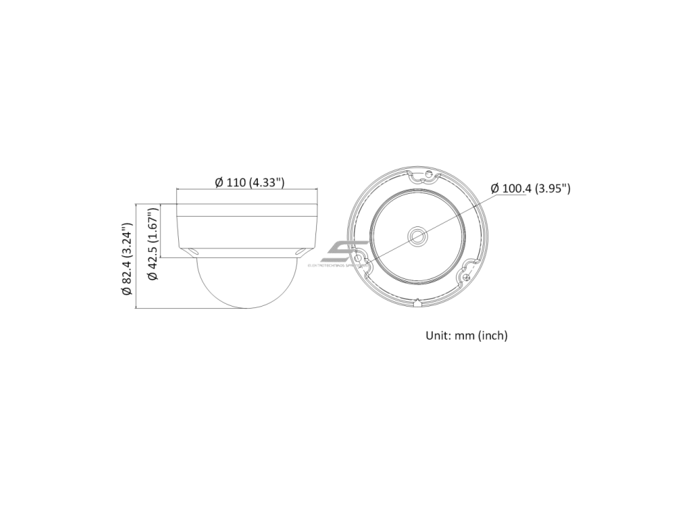 Vaizdo stebėjimo IP kamera | 2MP | IP67 | Dome | DS-2CD1123G0E-I | Hikvision 3 Vaizdo stebėjimo IP kamera | 2MP | IP67 | Dome | DS-2CD1123G0E-I | Hikvision 3
