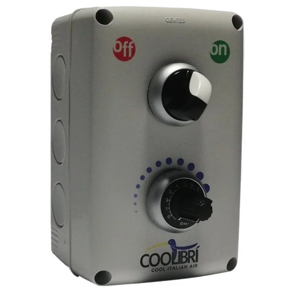 Industrial | manual fan control unit with on/off switch and speed ...